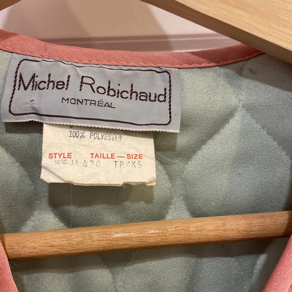 Vintage michel robichaud matelassé jacket - Picture 2 of 7